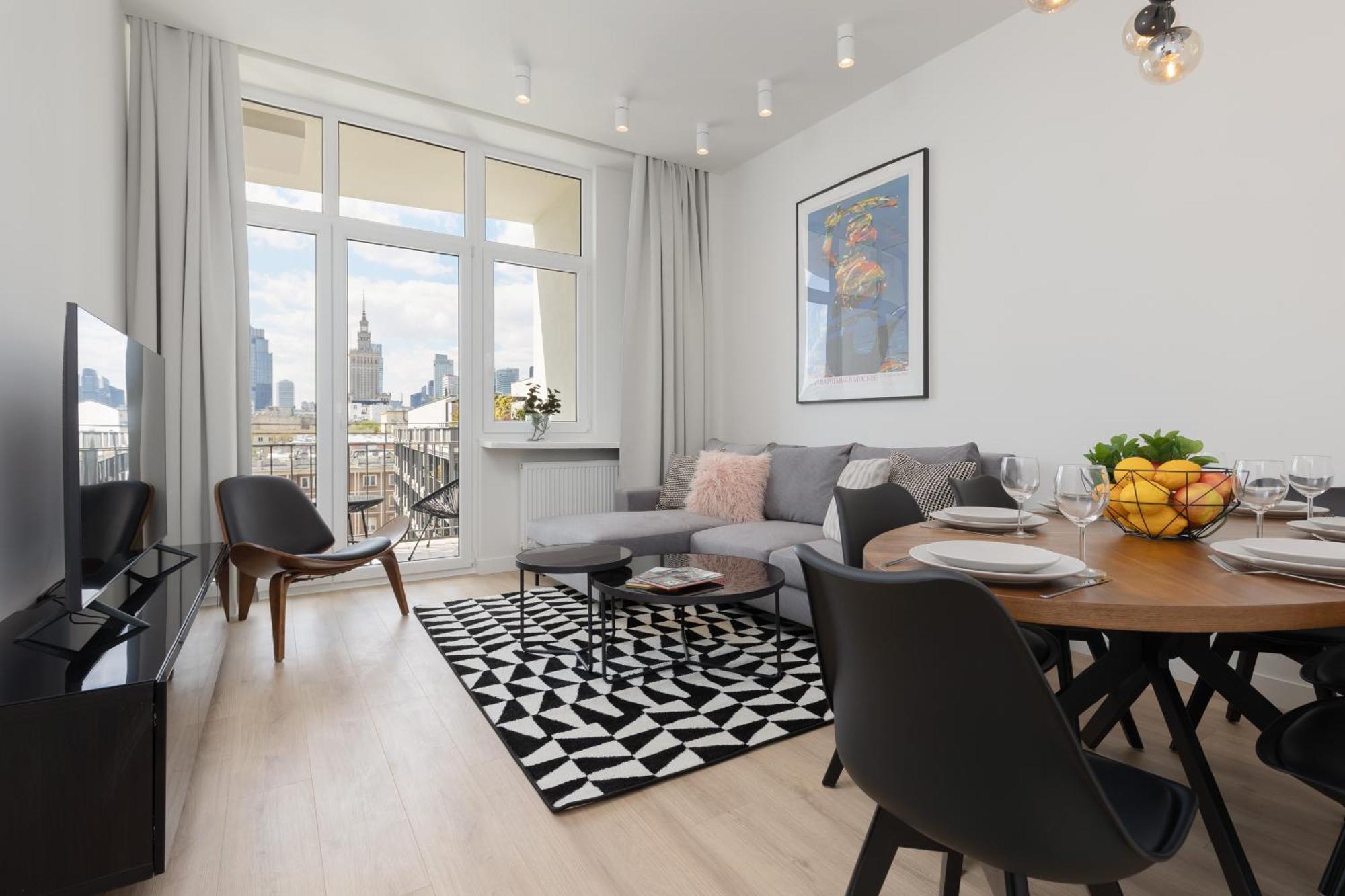 City Panorama Spacious Apartment By Renters Prestige Varşovia Exterior foto
